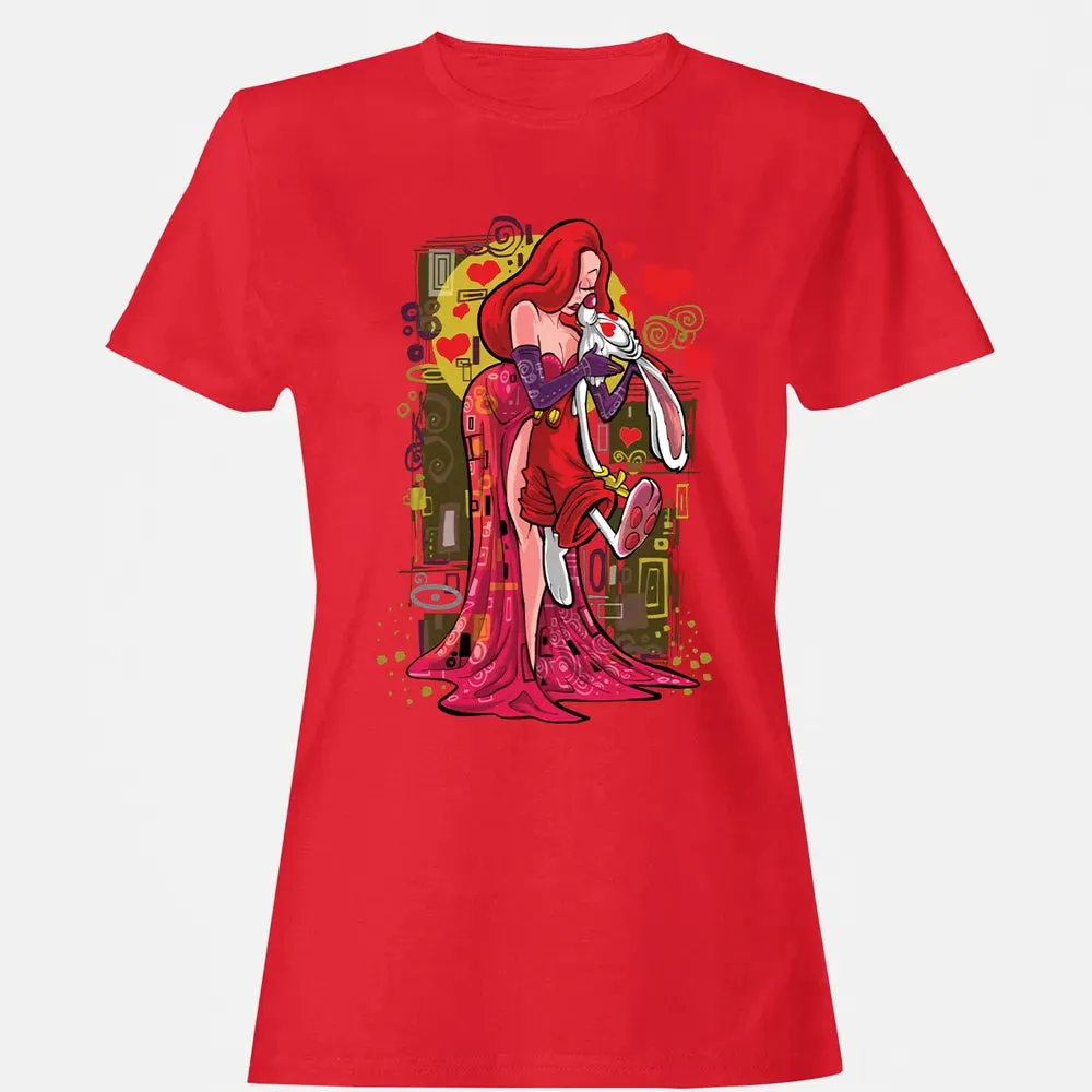 Rabbit Kiss Women's T-shirt - 13