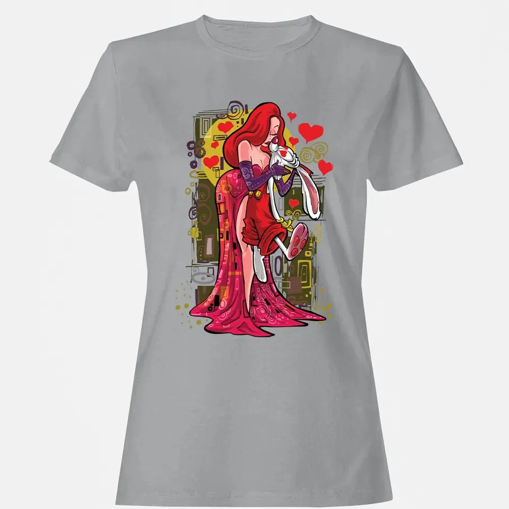 Rabbit Kiss Women's T-shirt - 15
