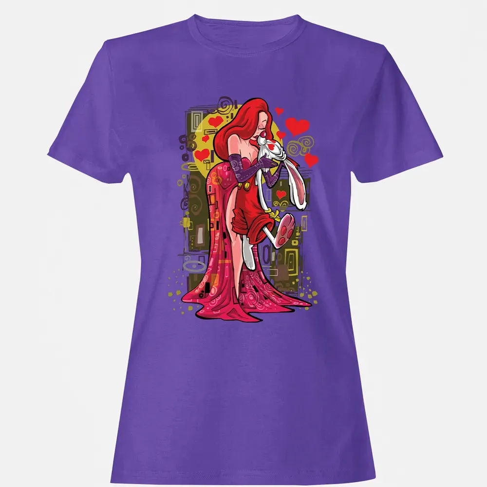 Rabbit Kiss Women's T-shirt - 12