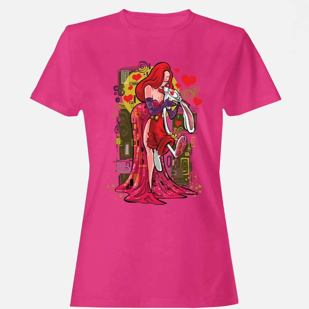 Rabbit Kiss Women's T-shirt - 6