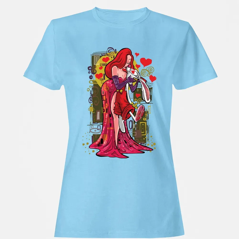 Rabbit Kiss Women's T-shirt - 8