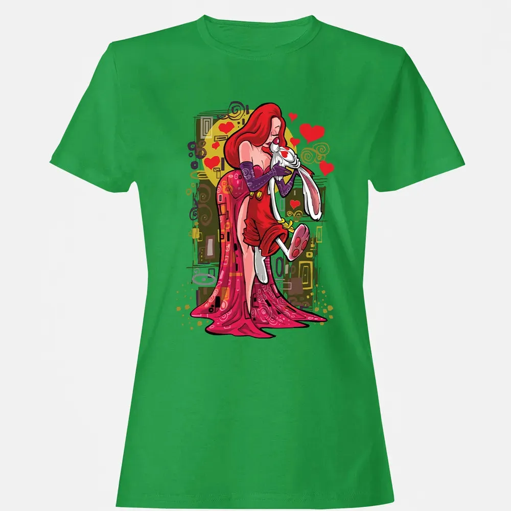 Rabbit Kiss Women's T-shirt - 7