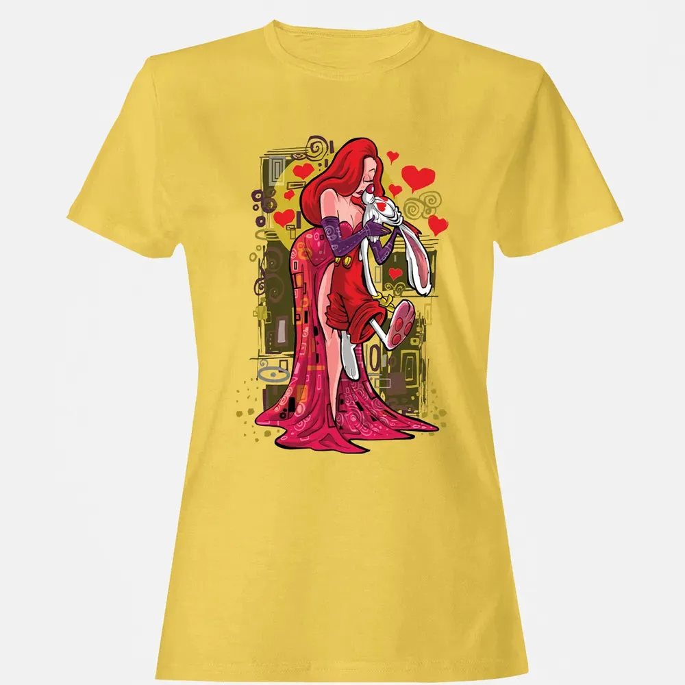 Rabbit Kiss Women's T-shirt - 4