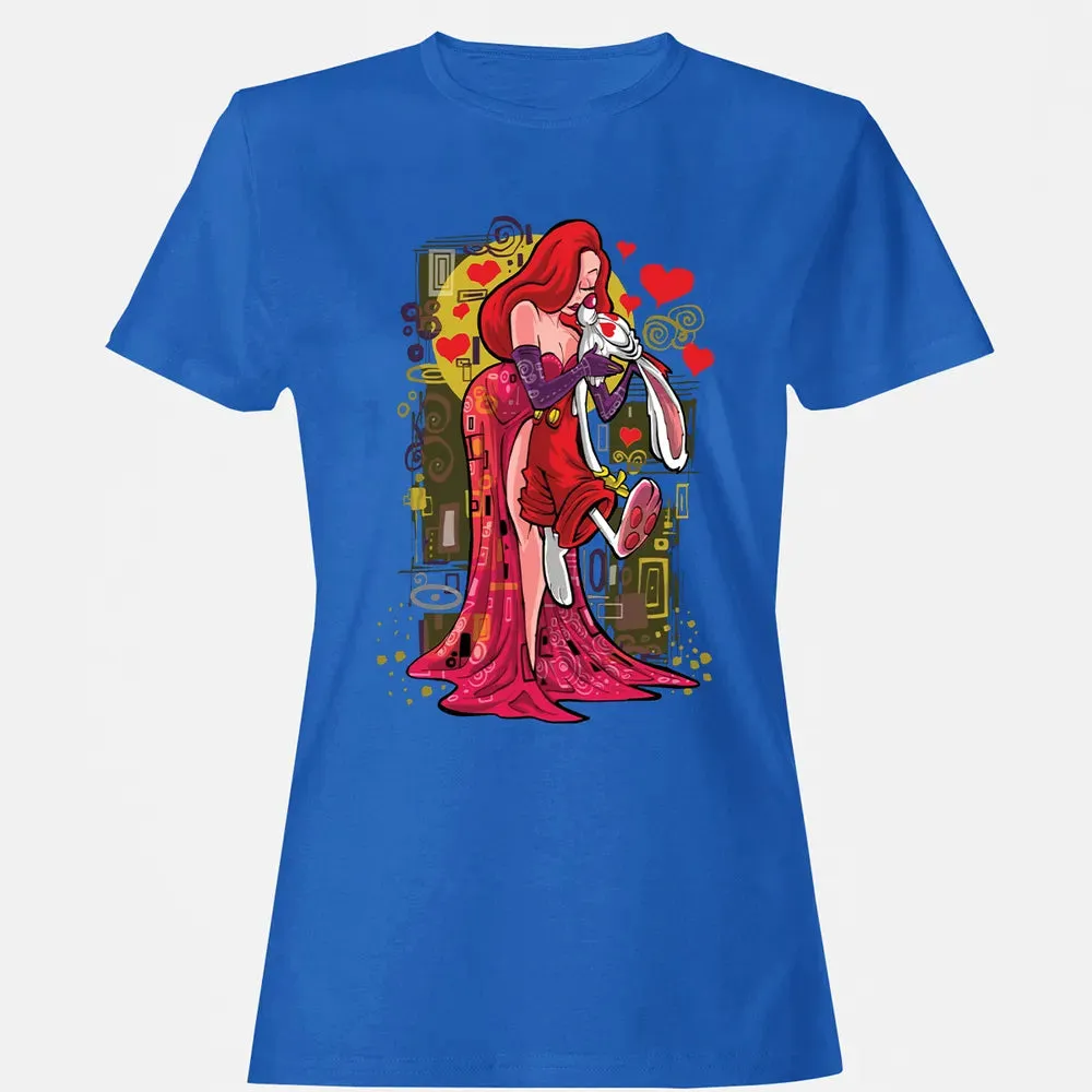 Rabbit Kiss Women's T-shirt - 14