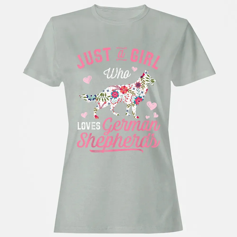 Just a Girl Who Loves German Shepherd Women's T-shirt - 2