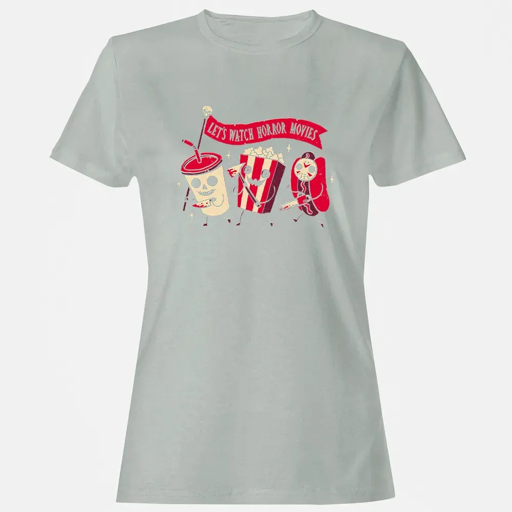 Let's Watch Horror Movies Women's T-shirt - 2