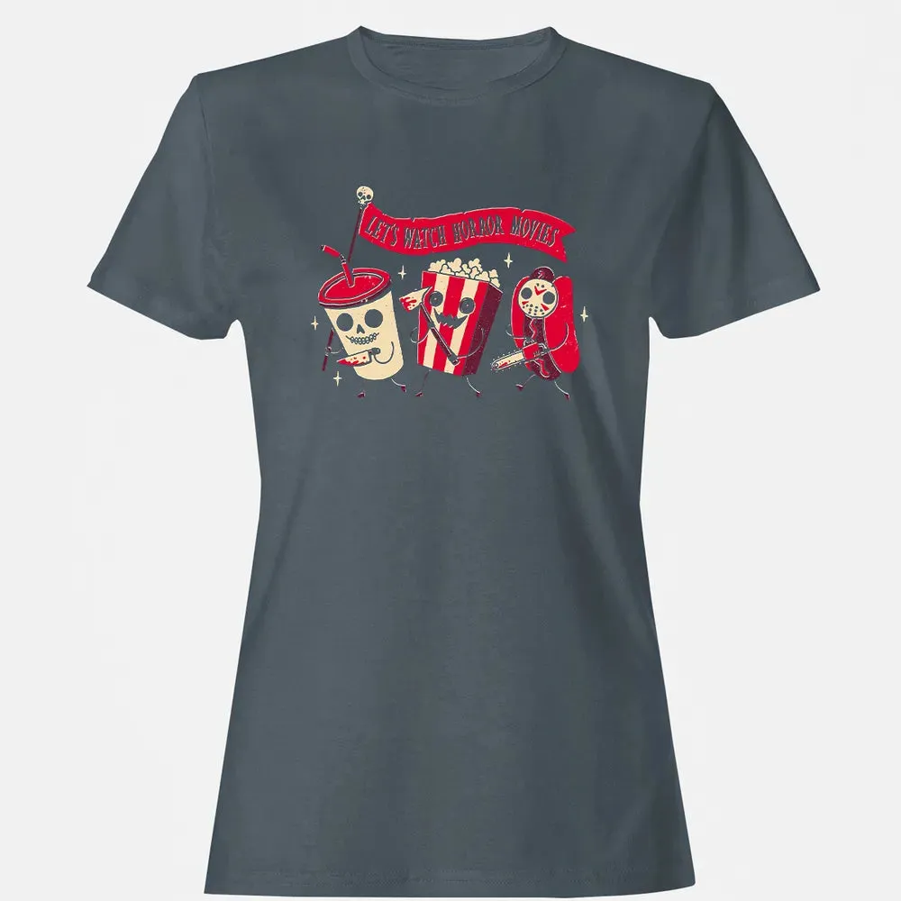Let's Watch Horror Movies Women's T-shirt - 3