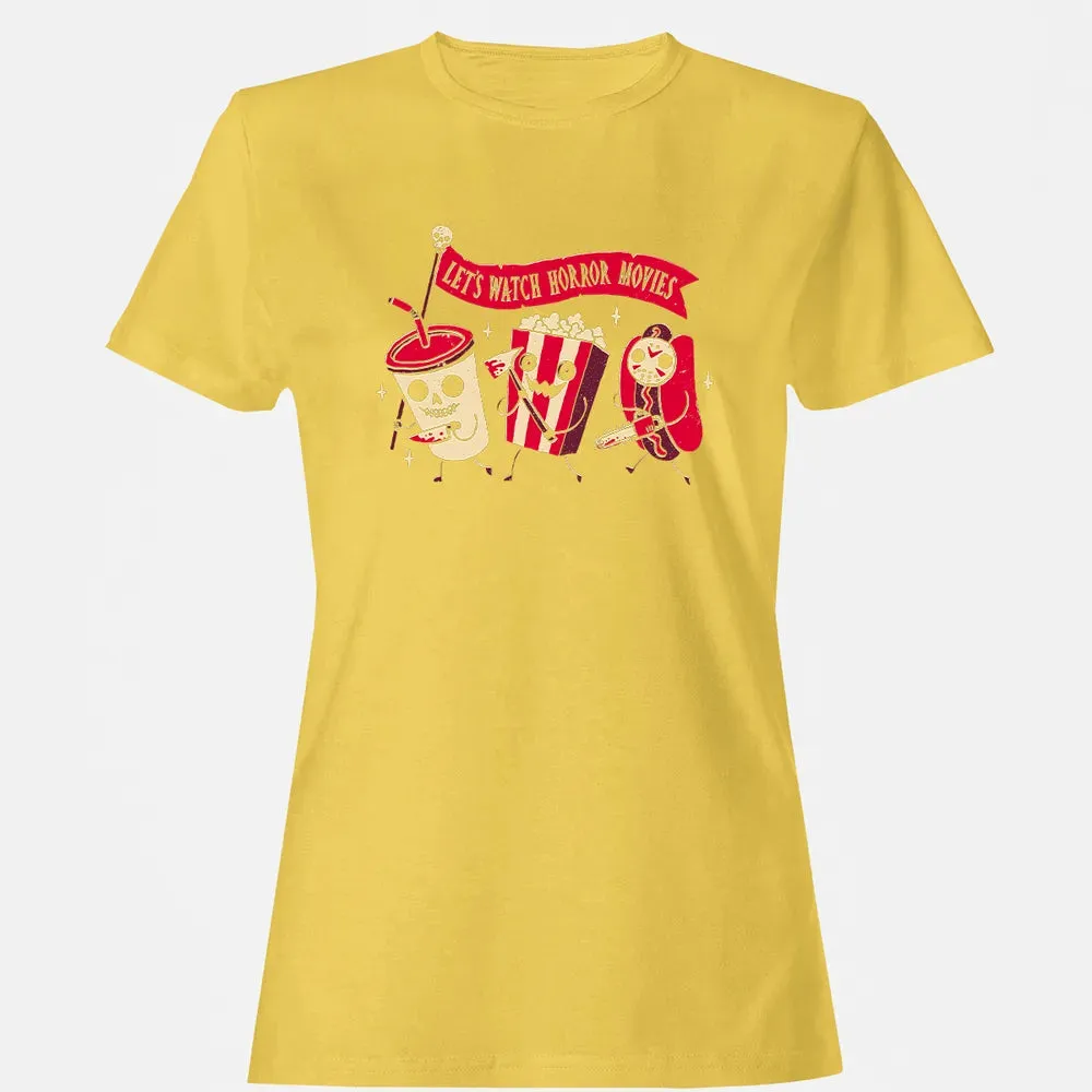 Let's Watch Horror Movies Women's T-shirt - 4
