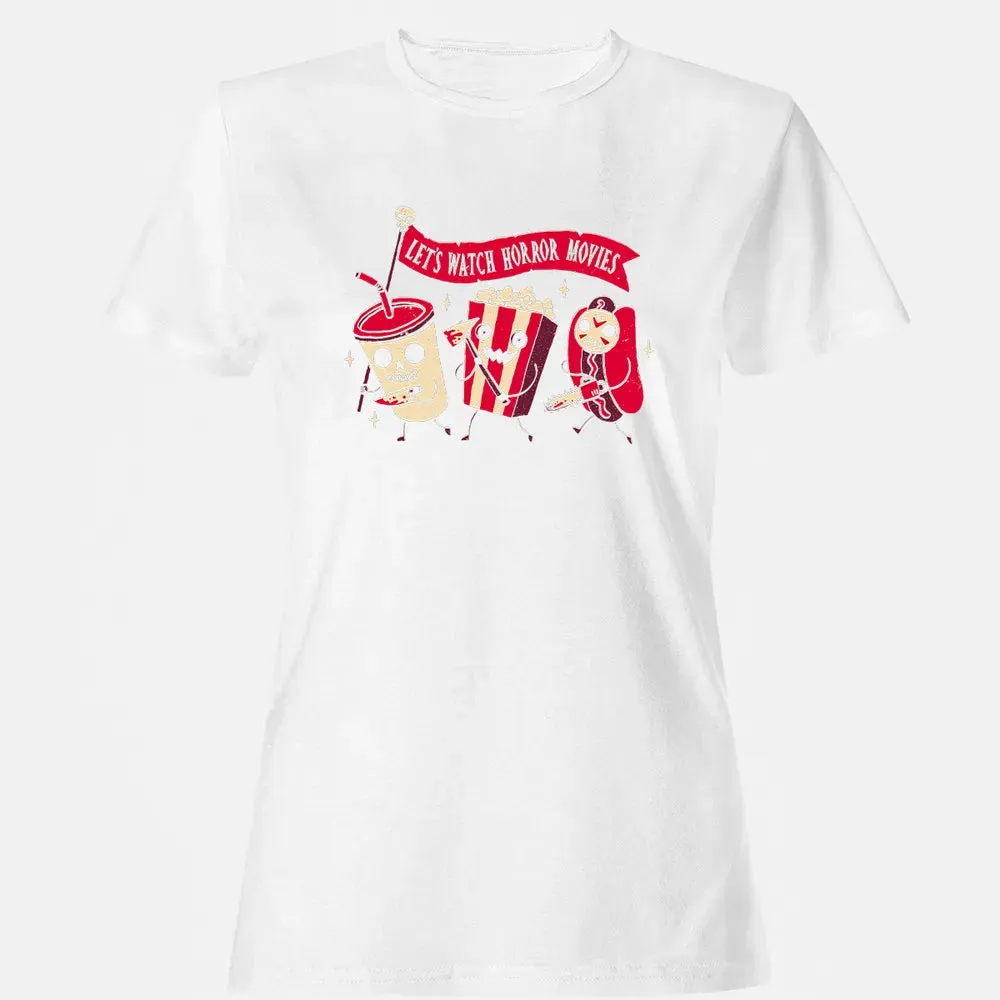 Let's Watch Horror Movies Women's T-shirt - 16