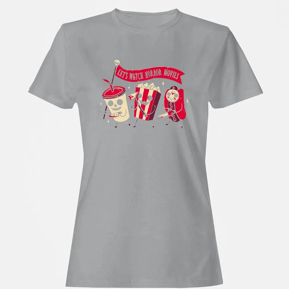 Let's Watch Horror Movies Women's T-shirt - 15
