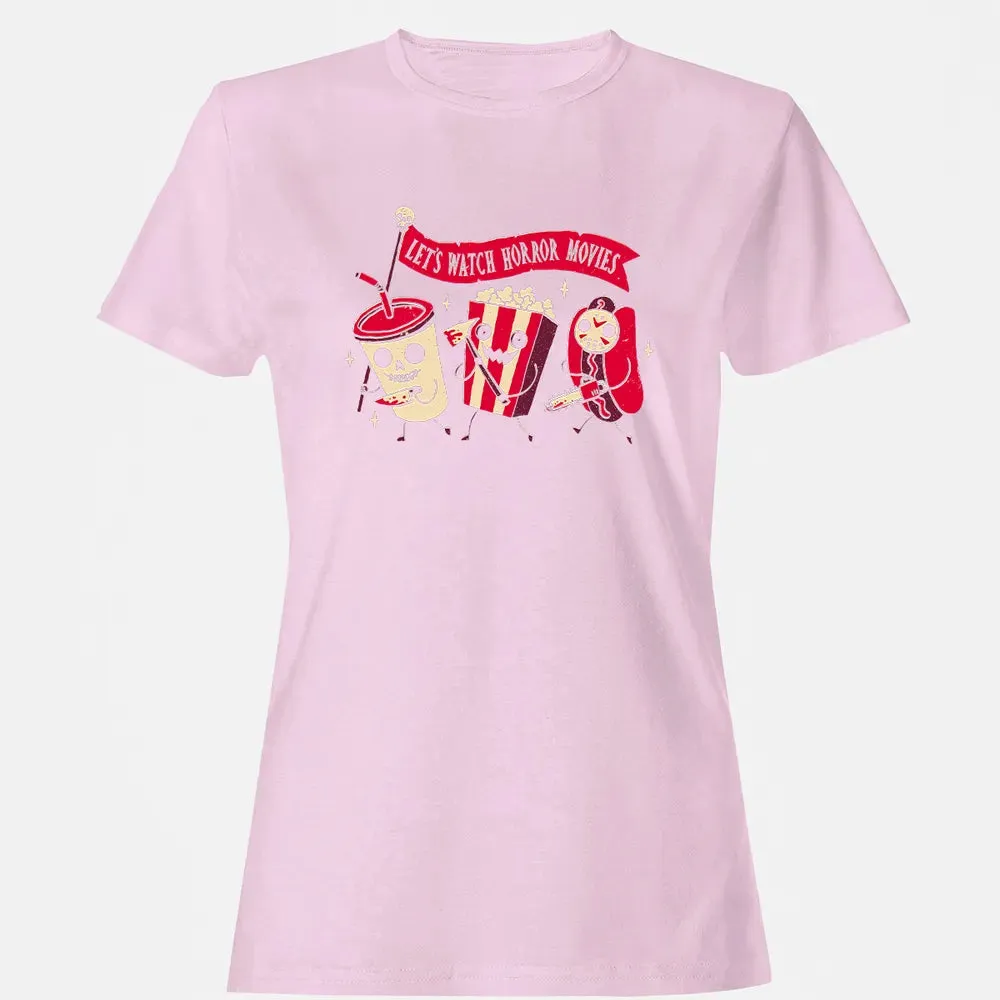 Let's Watch Horror Movies Women's T-shirt - 9