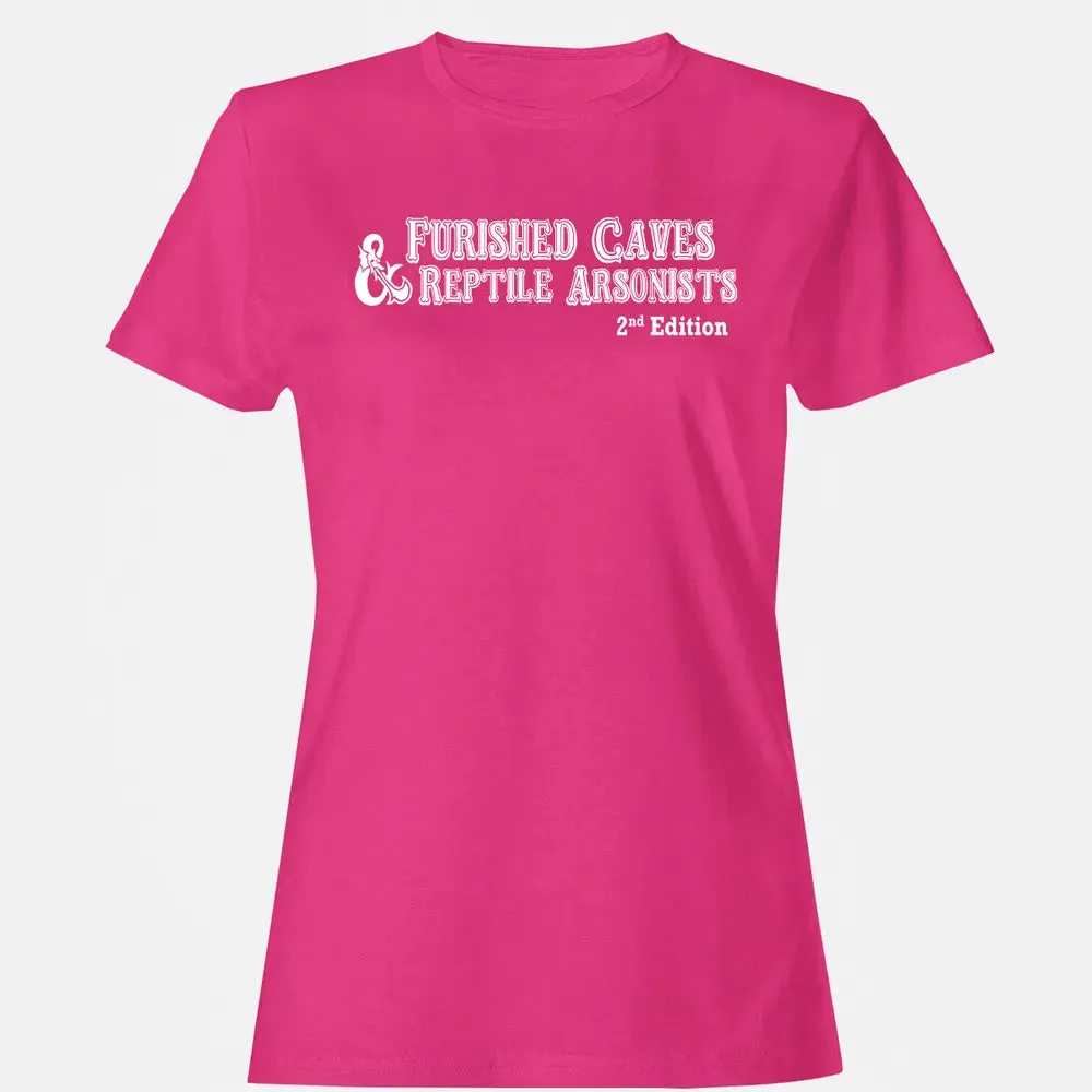 Furnished Caves & Reptile Arsonists Women's T-shirt - 6