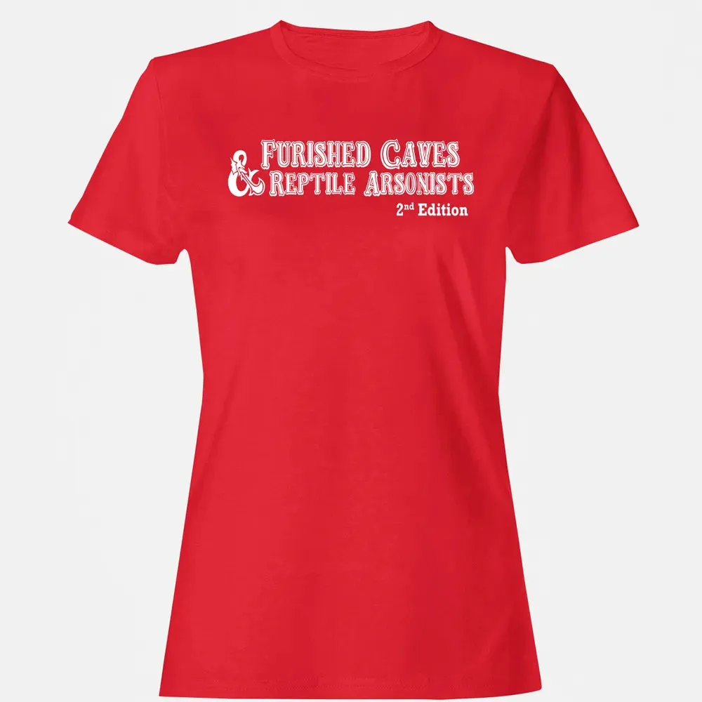 Furnished Caves & Reptile Arsonists Women's T-shirt - 13