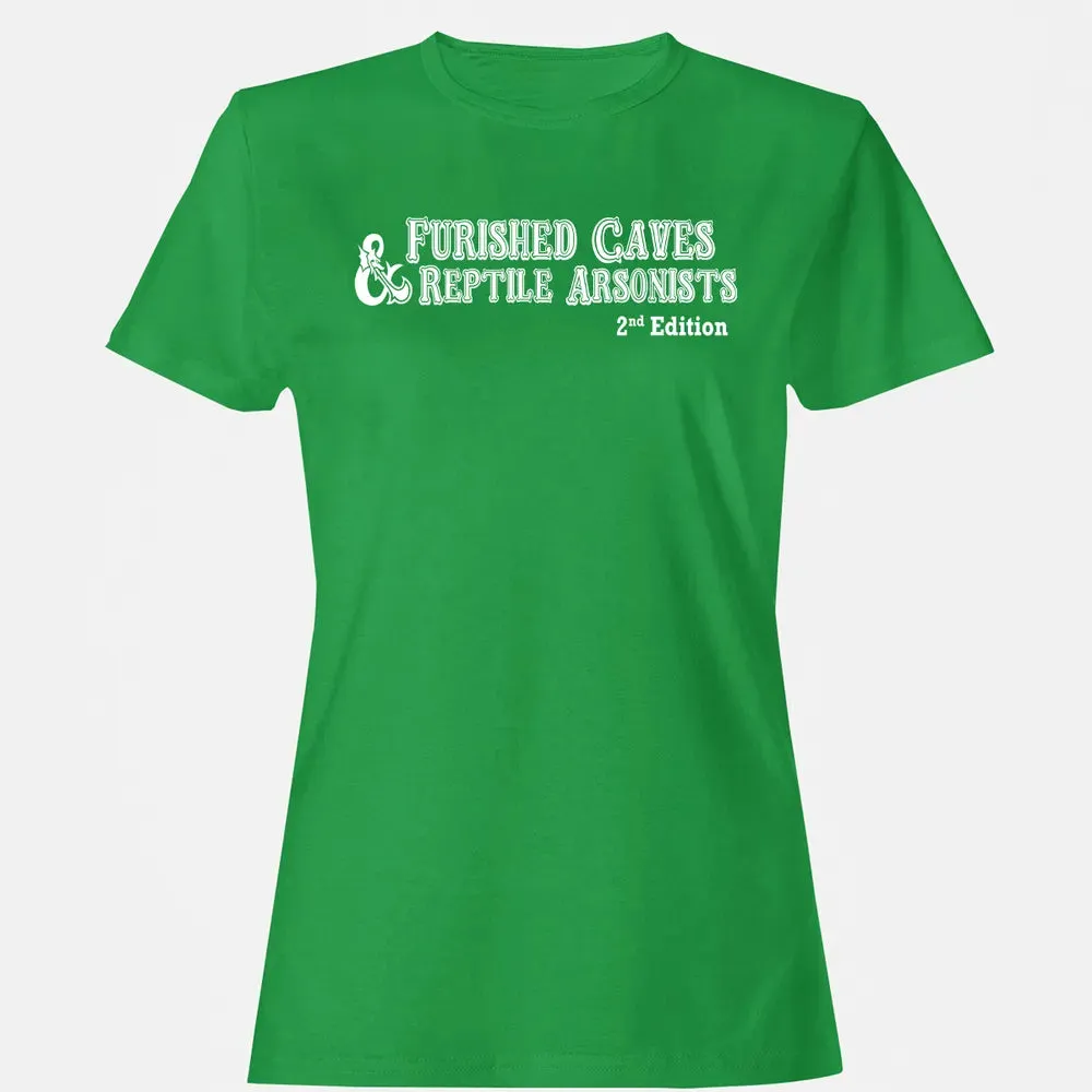 Furnished Caves & Reptile Arsonists Women's T-shirt - 7