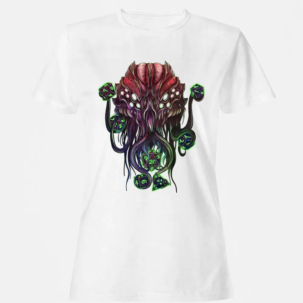 Cthulhu And Dices Women's T-shirt - 16