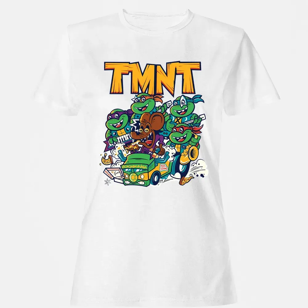 TMNT 90-91 Tour Women's T-shirt - 16
