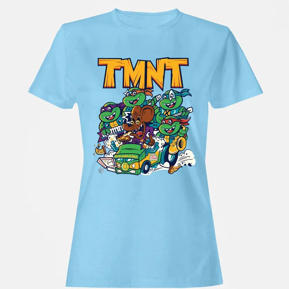TMNT 90-91 Tour Women's T-shirt - 8
