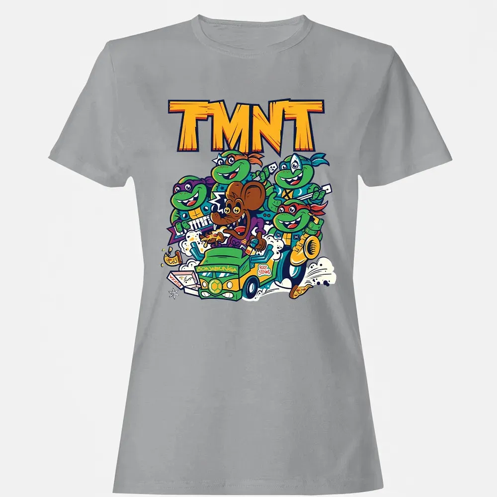 TMNT 90-91 Tour Women's T-shirt - 15