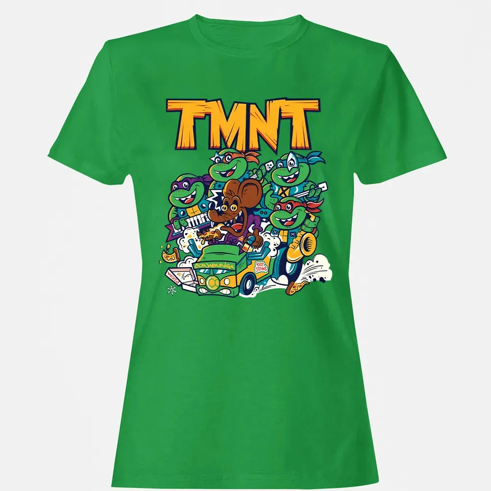 TMNT 90-91 Tour Women's T-shirt - 7