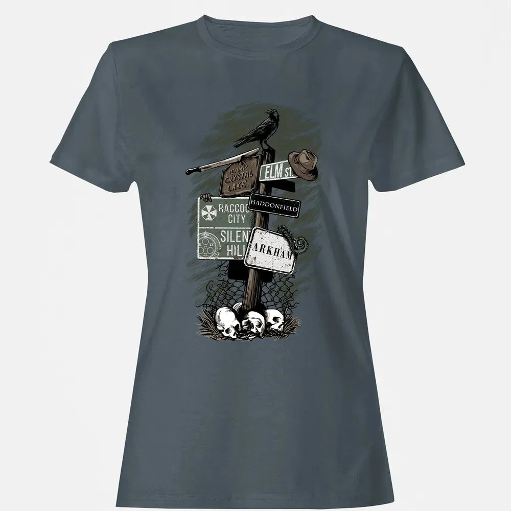 Horror Signpost Women's T-shirt - 3