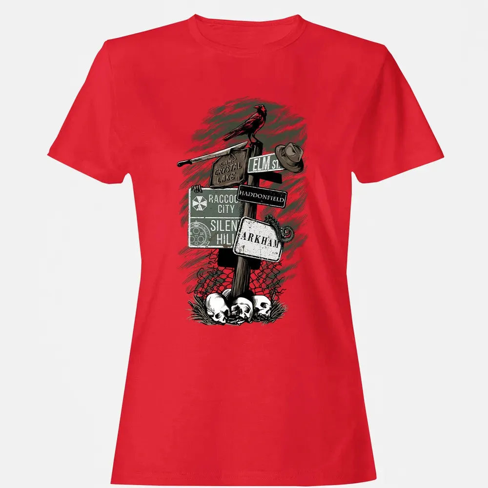 Horror Signpost Women's T-shirt - 13