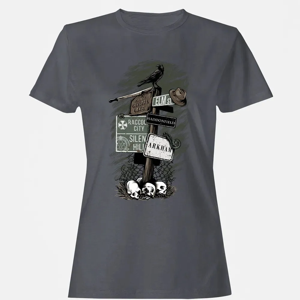 Horror Signpost Women's T-shirt - 5