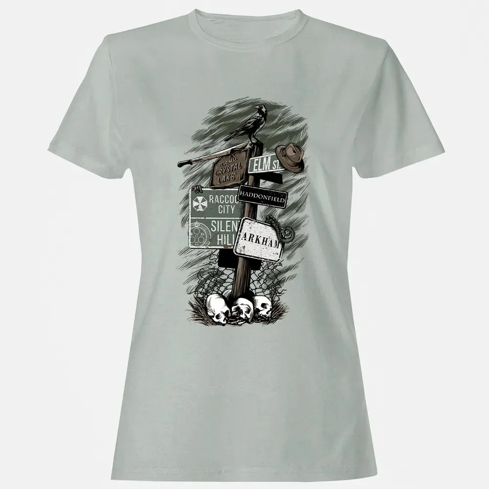 Horror Signpost Women's T-shirt - 2