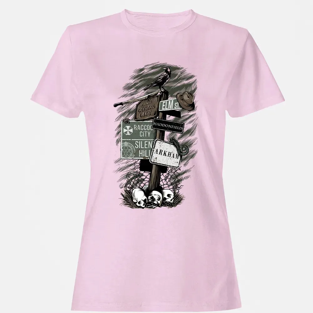 Horror Signpost Women's T-shirt - 9