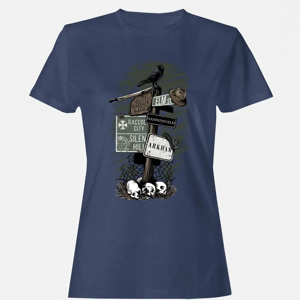 Horror Signpost Women's T-shirt - 10