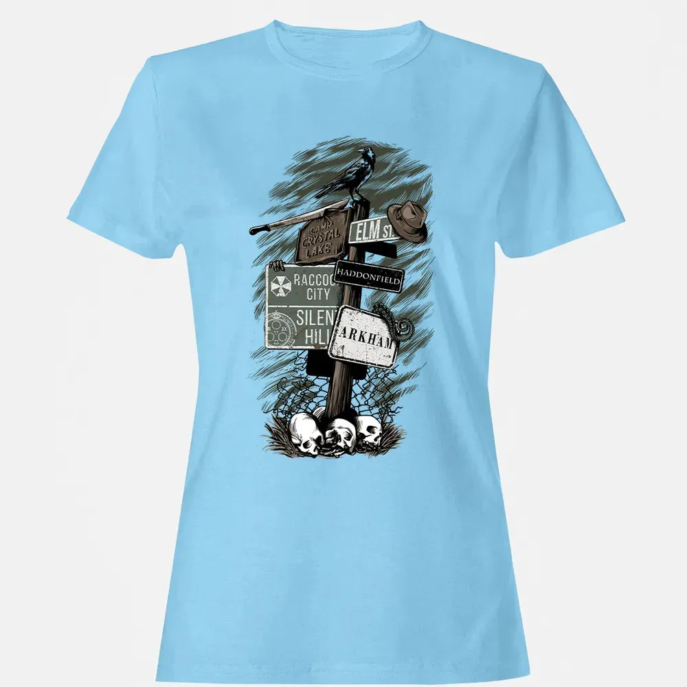 Horror Signpost Women's T-shirt - 8