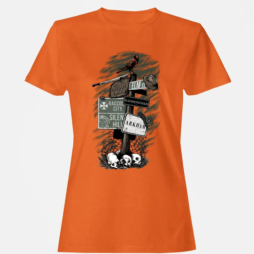 Horror Signpost Women's T-shirt - 11