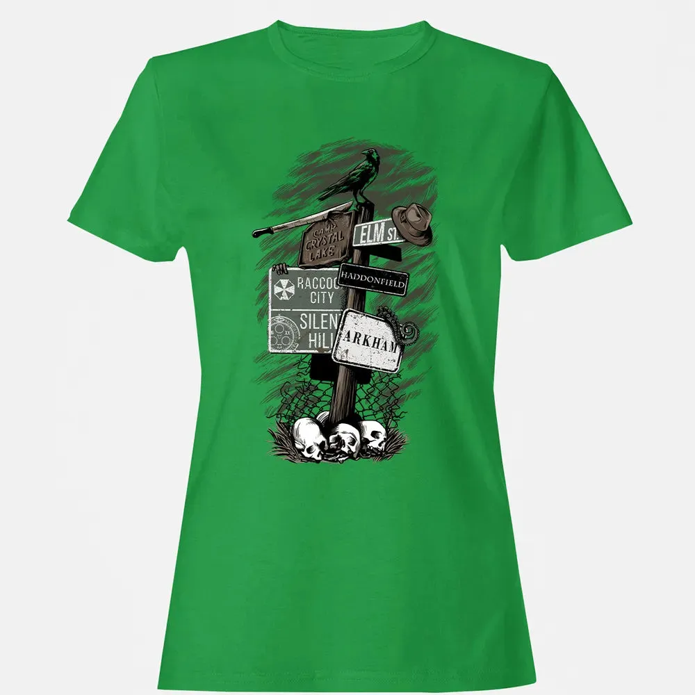 Horror Signpost Women's T-shirt - 7