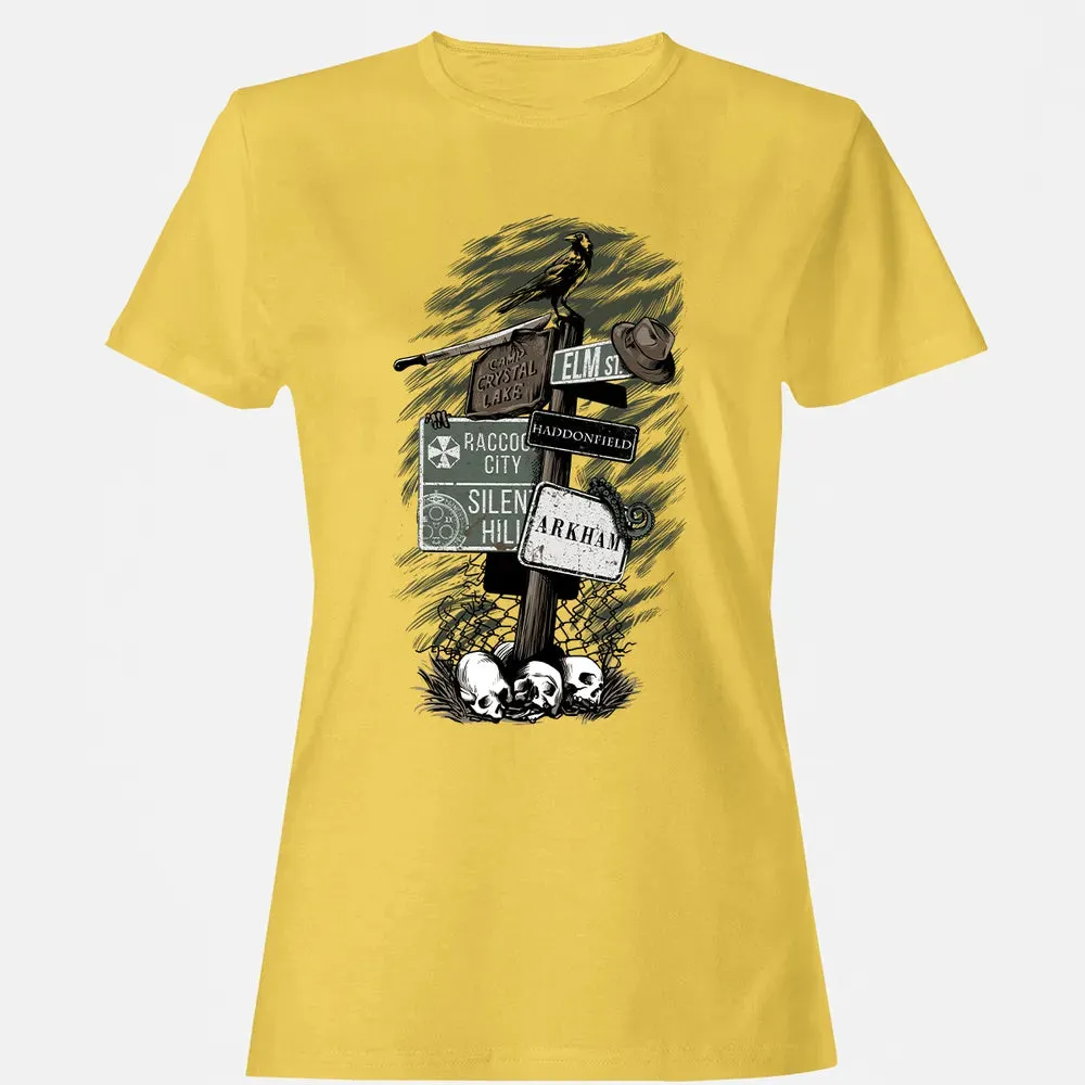 Horror Signpost Women's T-shirt - 4