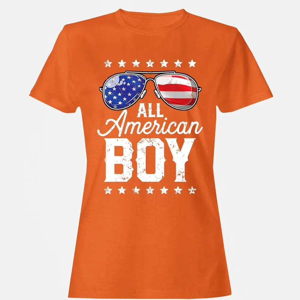 All American Boy 4th of July  Boys Kids Sunglasses Women's T-shirt - 11