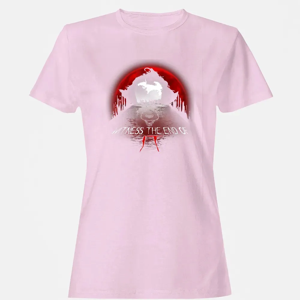 Halloween Horror Movie Witness The End Of It Costume Gift Women's T-shirt - 9