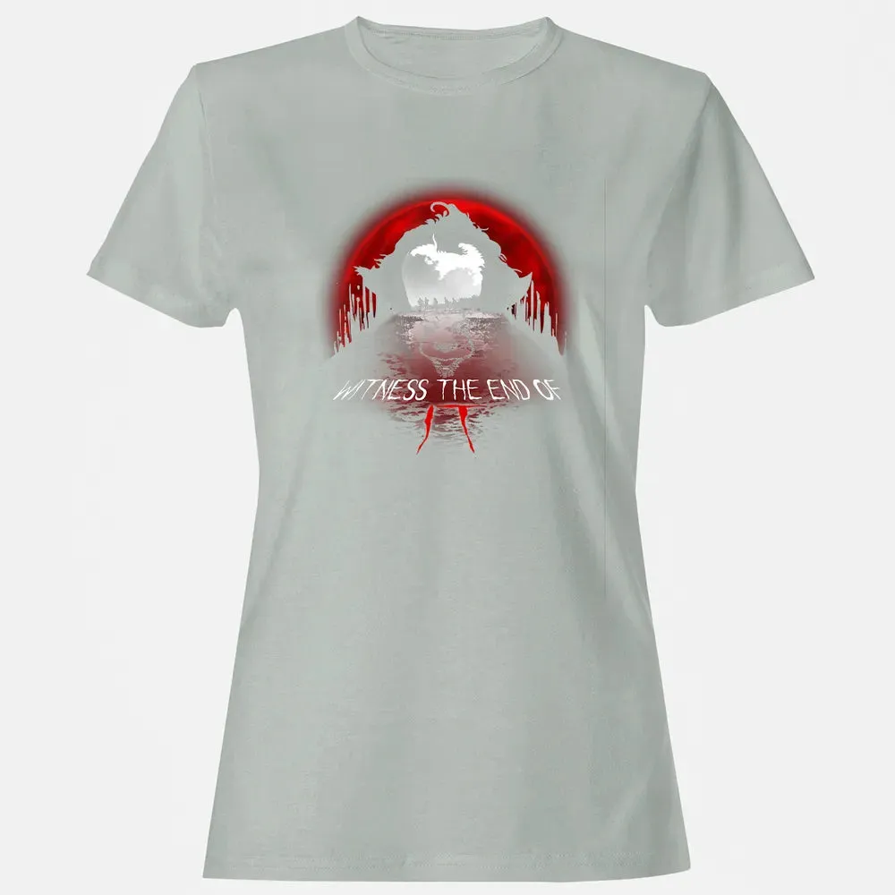 Halloween Horror Movie Witness The End Of It Costume Gift Women's T-shirt - 2