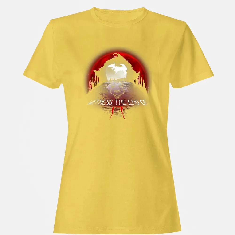 Halloween Horror Movie Witness The End Of It Costume Gift Women's T-shirt - 4