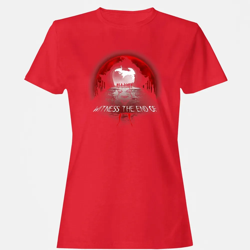 Halloween Horror Movie Witness The End Of It Costume Gift Women's T-shirt - 13