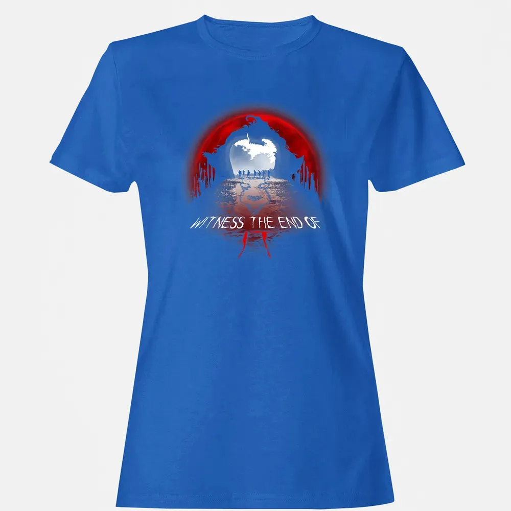 Halloween Horror Movie Witness The End Of It Costume Gift Women's T-shirt - 14