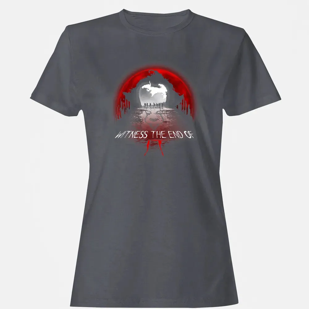 Halloween Horror Movie Witness The End Of It Costume Gift Women's T-shirt - 5