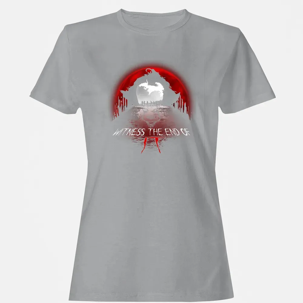 Halloween Horror Movie Witness The End Of It Costume Gift Women's T-shirt - 15