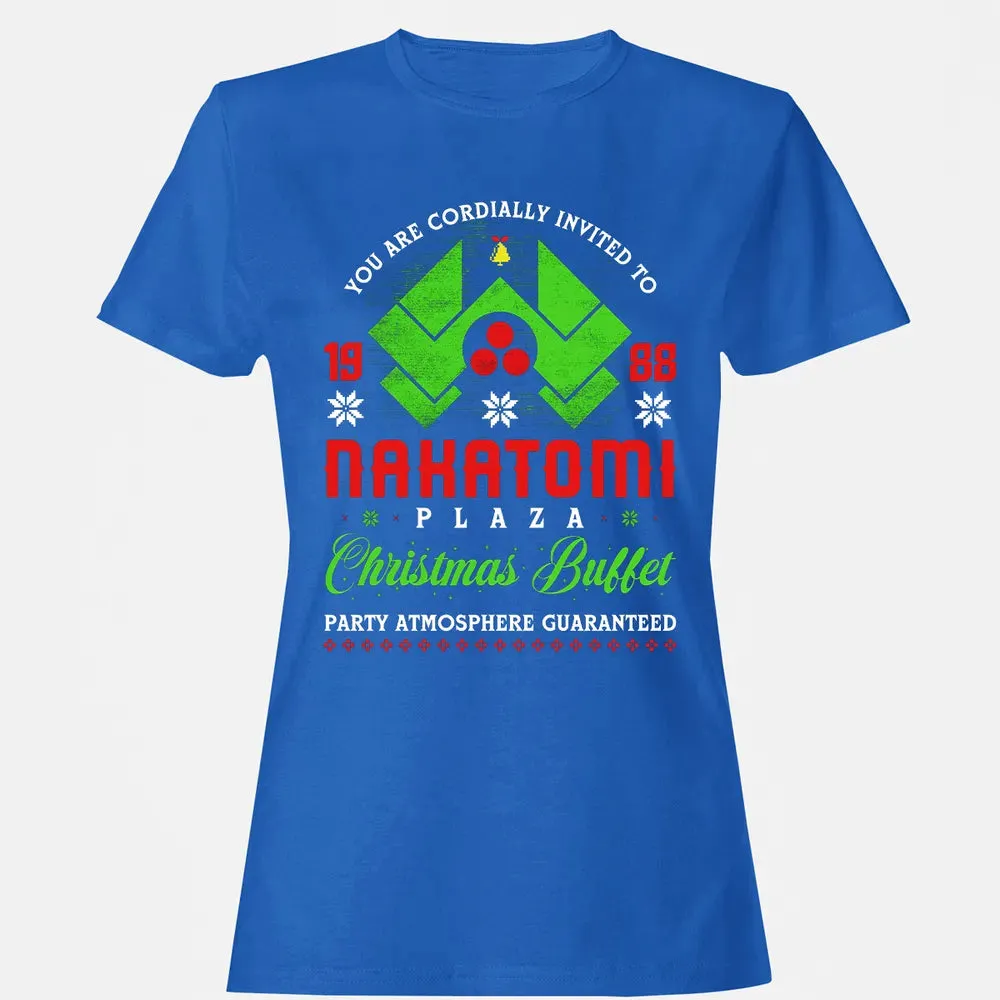 Nakatomi Plaza Christmas Buffet Women's T-shirt - 14