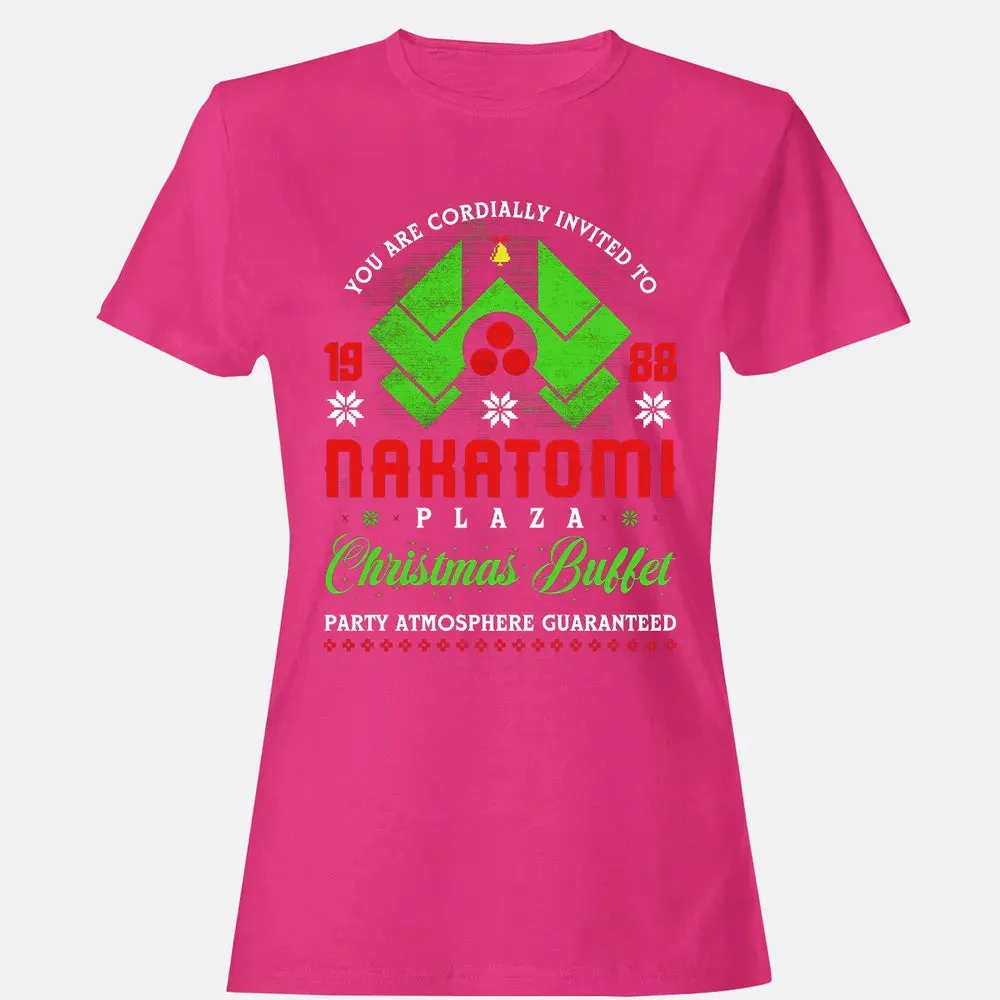 Nakatomi Plaza Christmas Buffet Women's T-shirt - 6