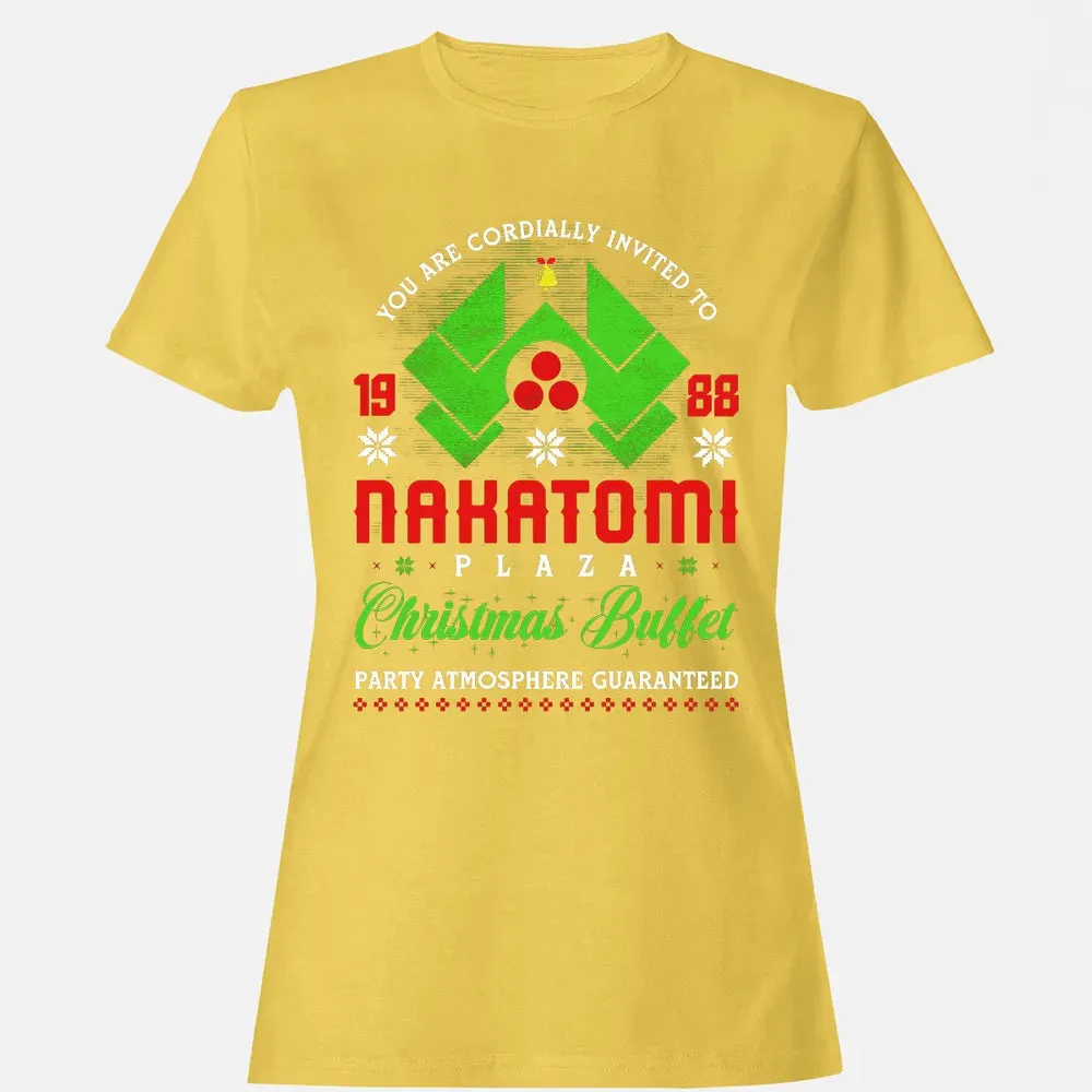 Nakatomi Plaza Christmas Buffet Women's T-shirt - 4