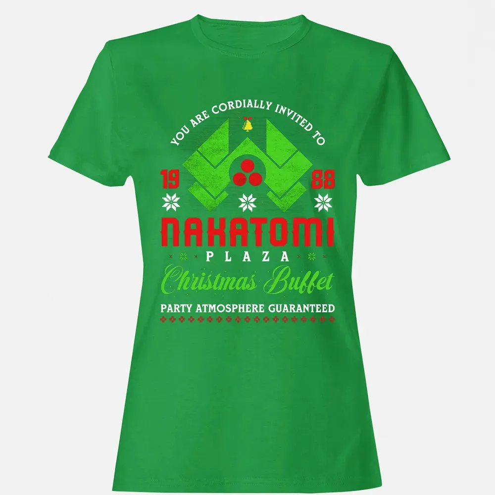 Nakatomi Plaza Christmas Buffet Women's T-shirt - 7
