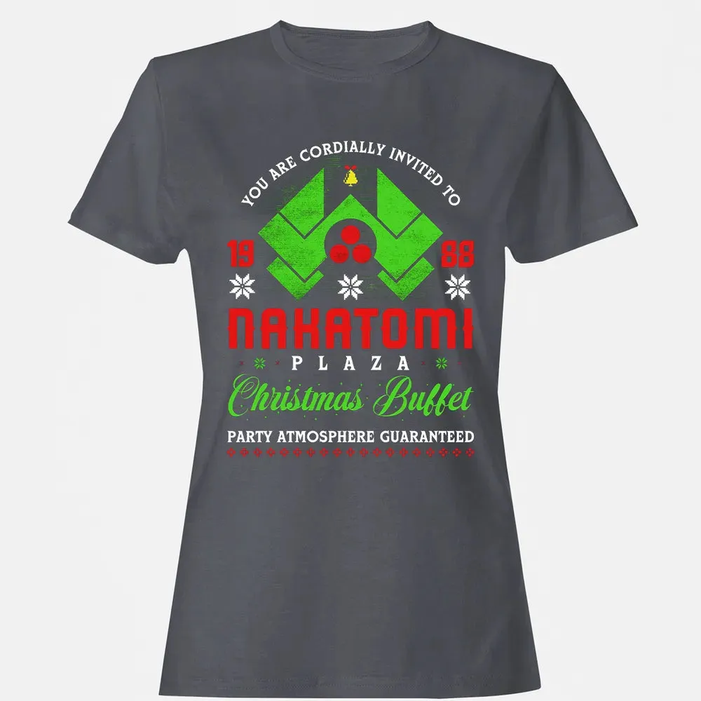 Nakatomi Plaza Christmas Buffet Women's T-shirt - 5