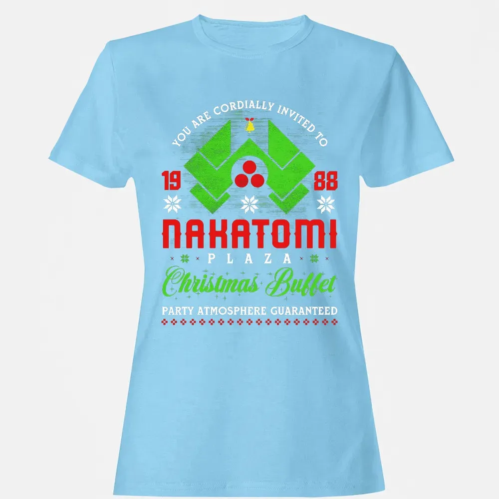 Nakatomi Plaza Christmas Buffet Women's T-shirt - 8