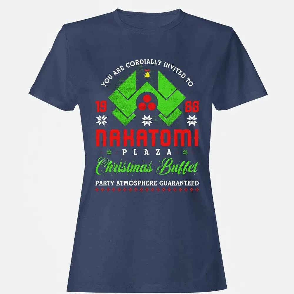 Nakatomi Plaza Christmas Buffet Women's T-shirt - 10