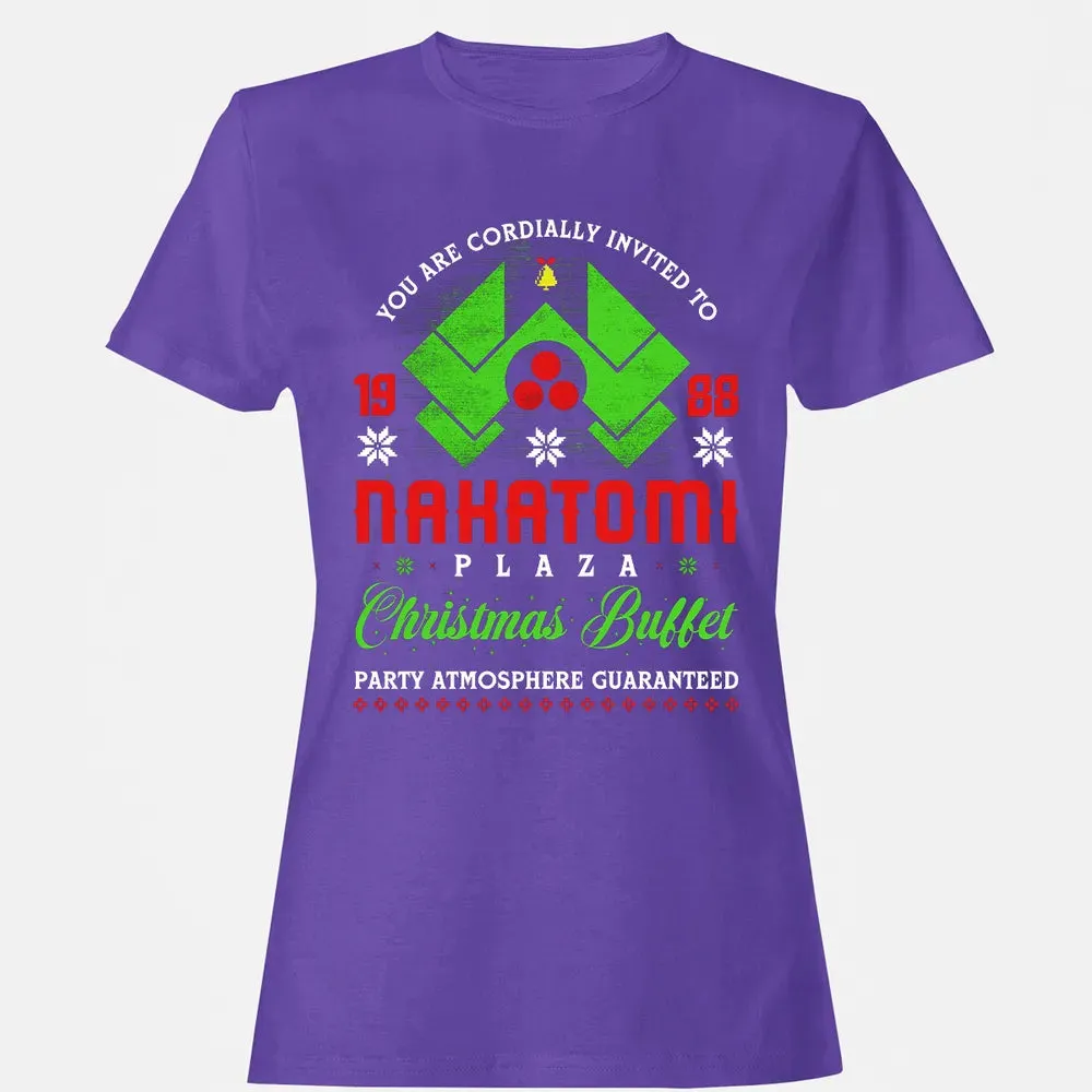 Nakatomi Plaza Christmas Buffet Women's T-shirt - 12