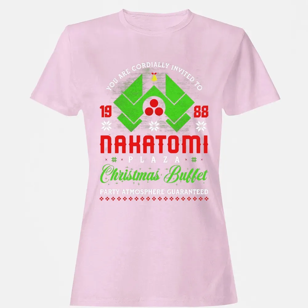 Nakatomi Plaza Christmas Buffet Women's T-shirt - 9